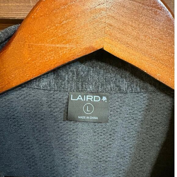 New NWT Laird Heathered Charcoal Grey Hyper 4 Sun Protection Wicking Polo - L - Picture 5 of 10